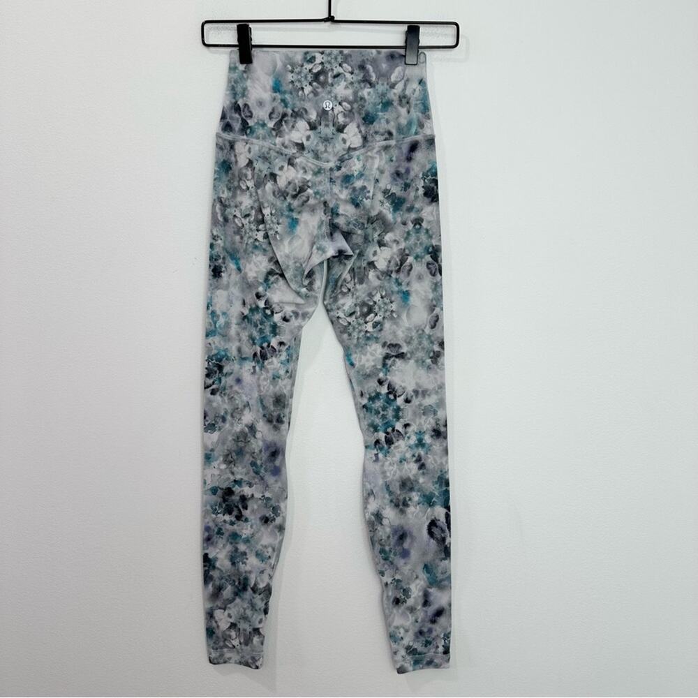 Lululemon Align Pant Legging 28" Kaleidofloral floral Multi size 4 - Picture 2 of 6